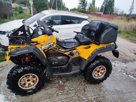 2007 BRP Can-Am Outlander MAX 650, жёлтый, 650000 рублей, вид 2