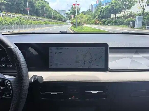 2023 Geely Geometry E 33.5 kWh, голубой - вид 17