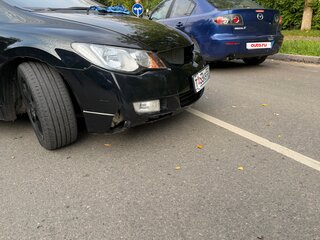 2008 Honda Civic VIII, чёрный, 315000 рублей, вид 3
