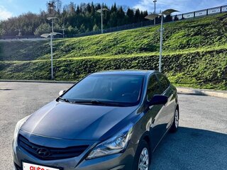 2014 Hyundai Solaris I Рестайлинг, серый, 930000 рублей, вид 2