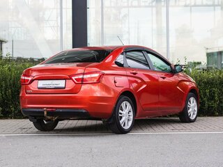 2017 Lada (ВАЗ) Vesta I, красный, 610000 рублей, вид 2