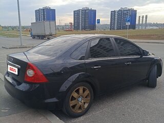 2008 Ford Focus II Рестайлинг, чёрный, 615000 рублей, вид 3