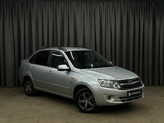 2013 Lada (ВАЗ) Granta I, серебристый, 279999 рублей, вид 2