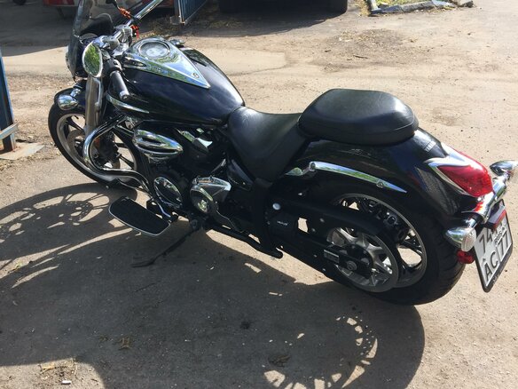 2008 Yamaha XVS950, чёрный, 600000 рублей - вид 5