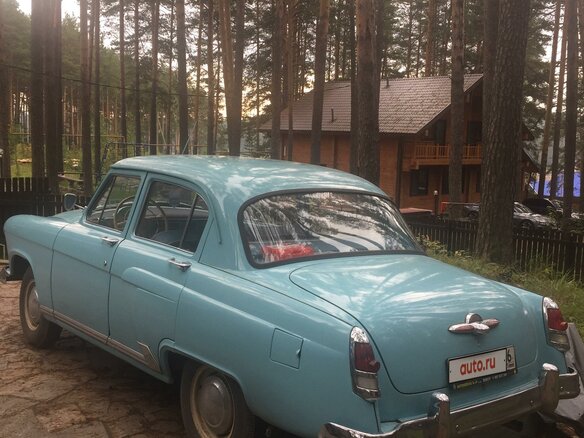 1961 ГАЗ 21 «Волга» 21В, голубой, 570000 рублей - вид 4