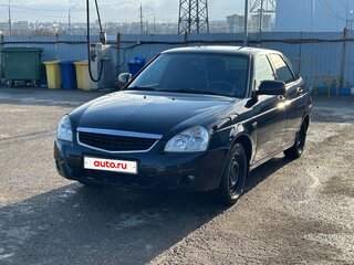 2008 Lada (ВАЗ) Priora I, чёрный, 340000 рублей, вид 1