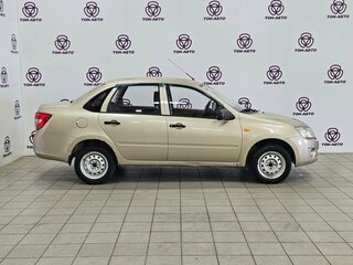 2013 Lada (ВАЗ) Granta I, серебристый, 377000 рублей, вид 4