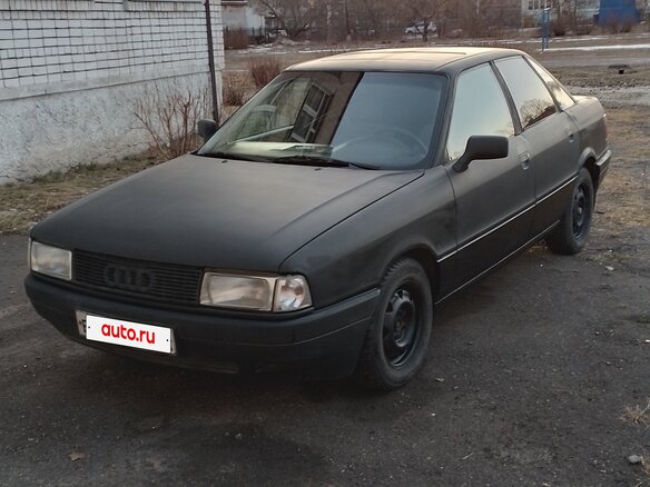 1988 Audi 80 IV (B3), чёрный, 199000 рублей