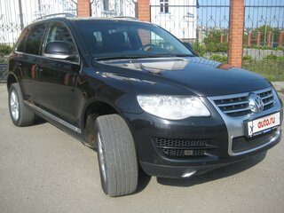 2008 Volkswagen Touareg I Рестайлинг, чёрный, 1500000 рублей, вид 2