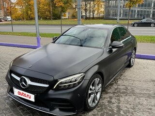 2018 Mercedes-Benz C-Класс 200 IV (W205) Рестайлинг, чёрный, 2990000 рублей, вид 1