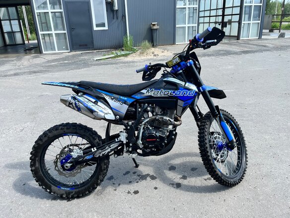 2023 Motoland XT300, синий, 160000 рублей - вид 1
