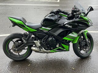 2017 Kawasaki Ninja 650, зелёный, 715000 рублей, вид 2