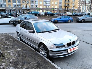 2000 BMW 3 серии 325i IV (E46), серебристый, 670000 рублей, вид 4