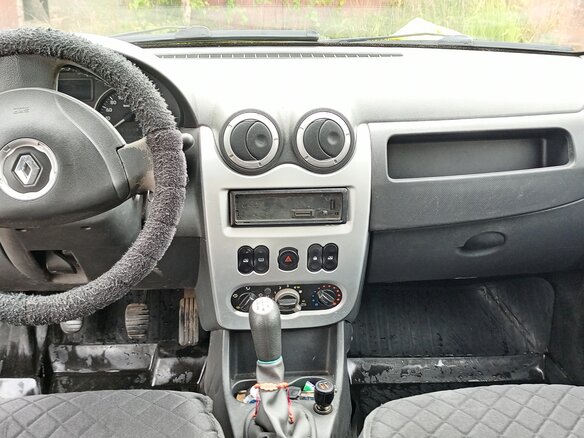 2012 Renault Logan I Рестайлинг, чёрный, 195000 рублей - вид 7