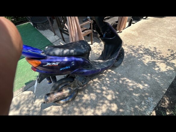2004 Yamaha Jog, пурпурный, 68000 рублей - вид 6