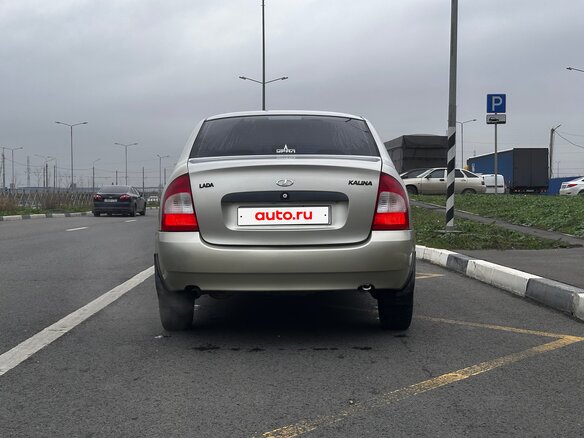 2007 Lada (ВАЗ) Kalina I, бежевый, 375000 рублей - вид 8