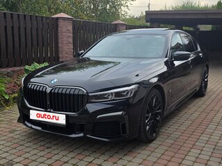2019 BMW 7 серии 740d xDrive VI (G11/G12) Рестайлинг, чёрный, 7390000 рублей, вид 1