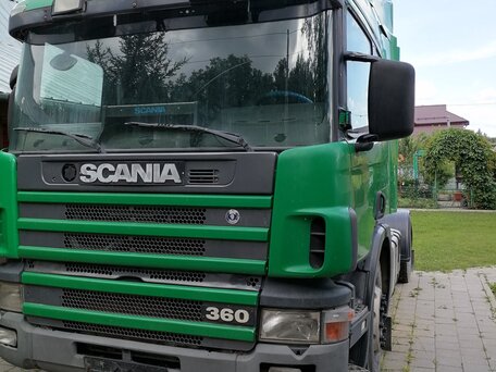1997 Scania R-Series, зелёный, 1500000 рублей, вид 4