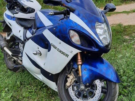2006 Suzuki GSX 1300 R Hayabusa, синий, 420000 рублей, вид 3