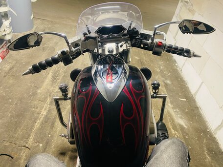 2004 Kawasaki VN1600 Vulcan, чёрный, 700000 рублей, вид 3