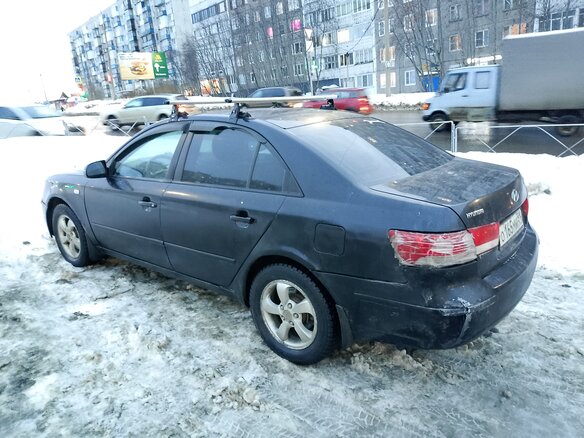 2008 Hyundai Sonata V (NF), чёрный, 370000 рублей - вид 8