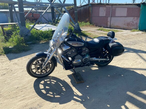2006 Harley-Davidson V-Rod, чёрный, 1300000 рублей