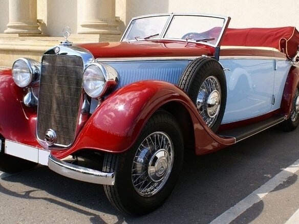 1939 Mercedes-Benz W142, красный