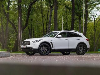 2016 Infiniti QX70, белый, 3200000 рублей, вид 3