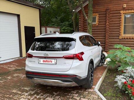 2021 Hyundai Santa Fe IV Рестайлинг, чёрный, 3870000 рублей, вид 3