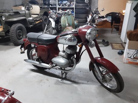 1972 Jawa 350/360, пурпурный, 500000 рублей, вид 2