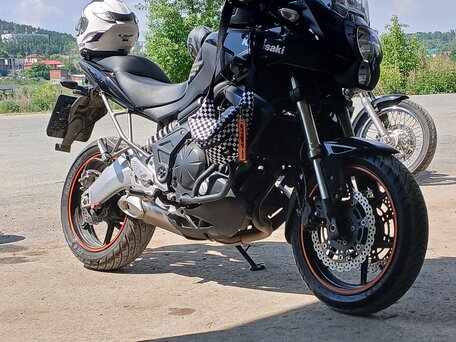2011 Kawasaki Versys 650, чёрный, 450000 рублей, вид 1