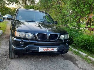 2003 BMW X5 3.0i I (E53) Рестайлинг, чёрный, 1300000 рублей, вид 4
