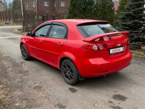 2007 Chevrolet Lacetti I, красный, 290000 рублей - вид 4