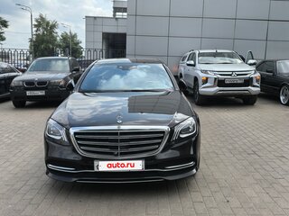 2017 Mercedes-Benz S-Класс 560 VI (W222, C217) Рестайлинг, чёрный, 4350000 рублей, вид 2