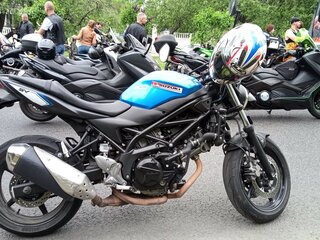 2017 Suzuki SV 650, синий, 550000 рублей, вид 1