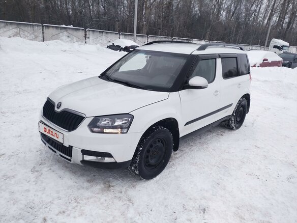 2017 Skoda Yeti I Рестайлинг, белый, 1300000 рублей