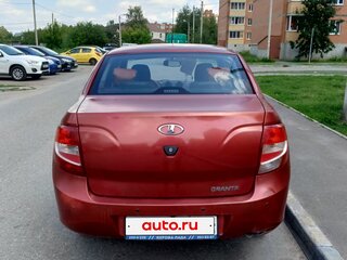 2013 Lada (ВАЗ) Granta I, серебристый, 220000 рублей, вид 3