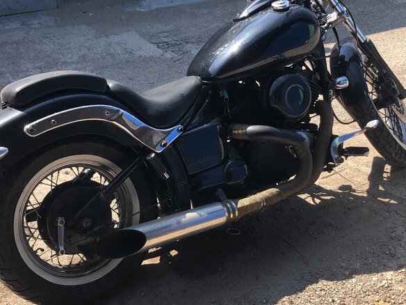 1996 Yamaha XVS400 Drag Star, чёрный, 310000 рублей - вид 13