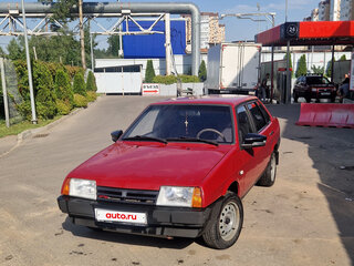 1996 Lada (ВАЗ) 21099, пурпурный, 266000 рублей, вид 2