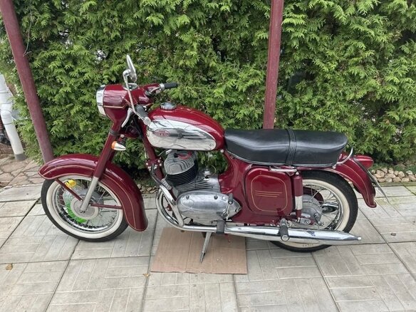 1969 Jawa 350/360, красный, 450000 рублей - вид 1