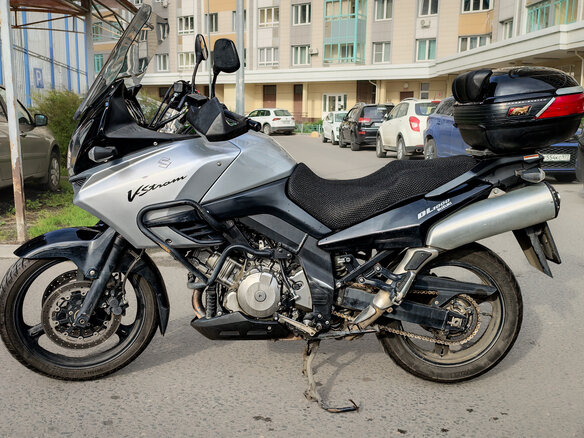 2008 Suzuki V-Strom 1000, серебристый, 440000 рублей - вид 6
