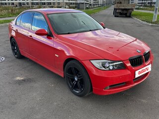 2007 BMW 3 серии 318i V (E90/E91/E92/E93), красный, 800000 рублей, вид 3