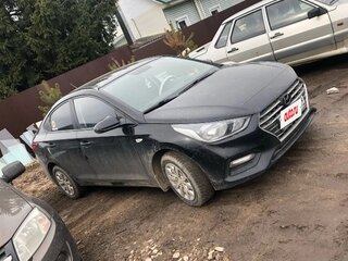 2017 Hyundai Solaris II, чёрный, 1250000 рублей, вид 2