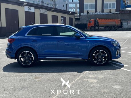 2021 Audi Q3 35 TFSI II (F3), синий, 2750000 рублей, вид 5