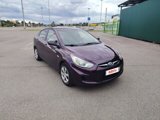 2011 Hyundai Solaris I, фиолетовый, 660000 рублей, вид 4