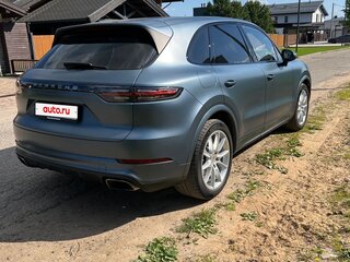 2020 Porsche Cayenne III, голубой, 7600000 рублей, вид 4
