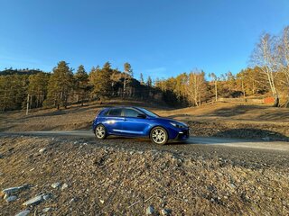 2019 Hyundai i30 N Line III Рестайлинг, синий, 1800000 рублей, вид 3