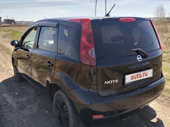 2008 Nissan Note I Рестайлинг, чёрный, 630000 рублей - вид 6