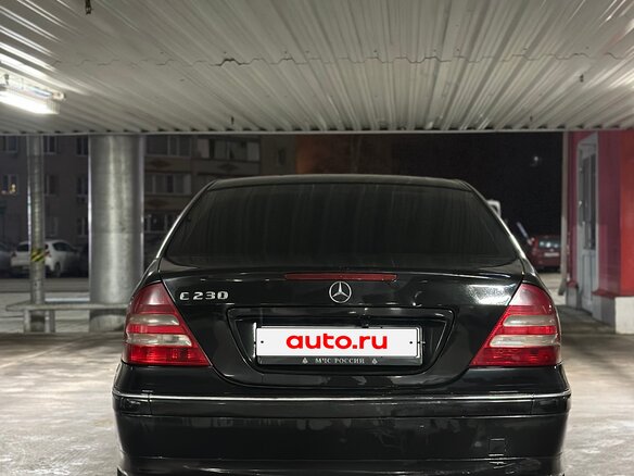 2005 Mercedes-Benz C-Класс 230 II (W203) Рестайлинг, чёрный, 270000 рублей - вид 7