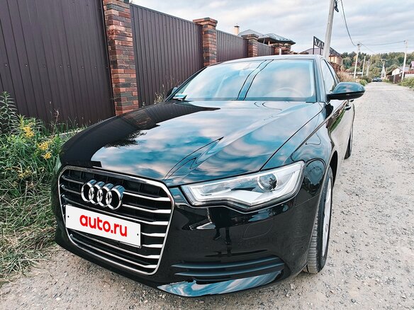2012 Audi A6 IV (C7), чёрный - вид 3